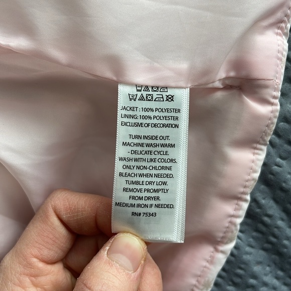 Cynthia Rowley Baby Jacket 6-9M Light Pink - Picture 4 of 7